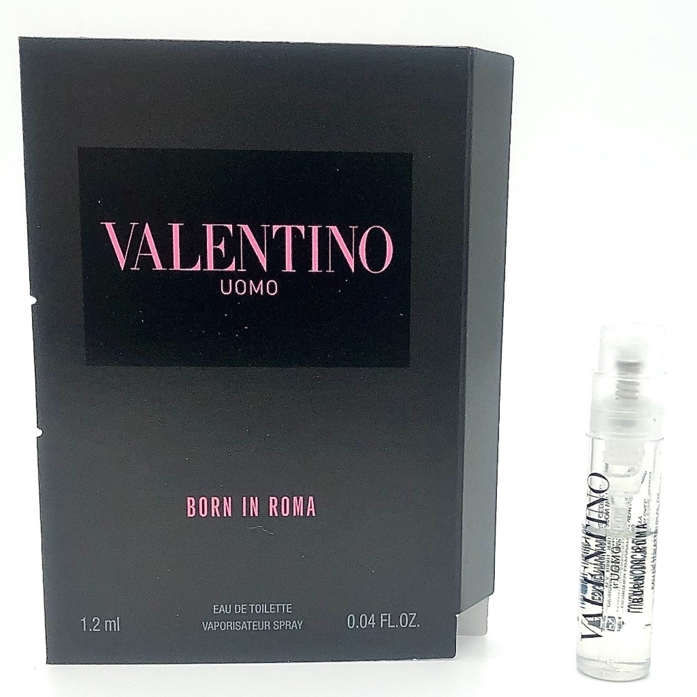❤️ 4 for $25 Valentino Uomo Born in Roma Mini Travel Vial NEW